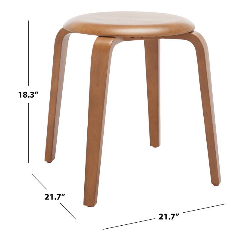 SAFAVIEH Nupur Stackable Stool - 22 In. W x 22 In. D x 18 In. H - 22Wx22Dx18H