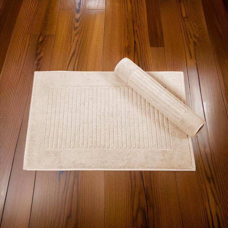 Brampton Plush Absorbent Non-Slip Cotton Bath Mat Set of 2