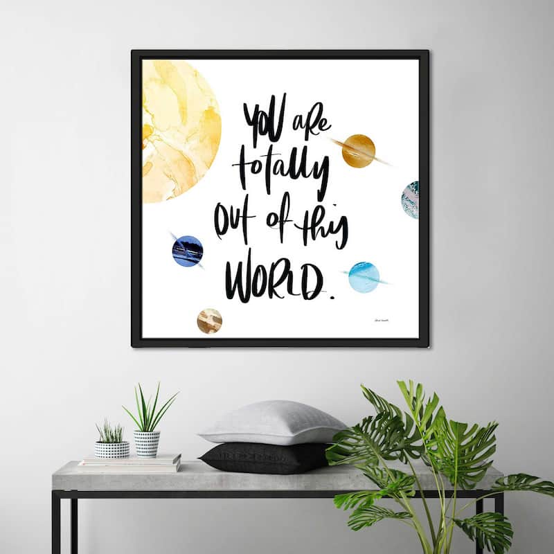 "Totally Out Of This World" Print on Floating Canvas