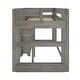 preview thumbnail 5 of 18, Farmhouse Twin-Size Low Loft with Bookcase and Desk