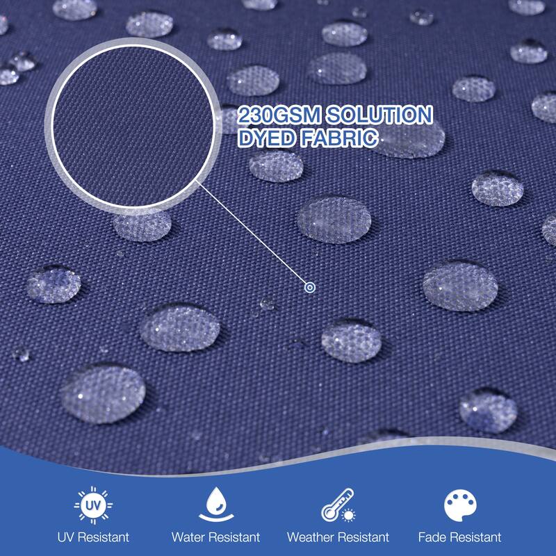 22''D x 21''W x 3.5''T Patio Fabric Outdoor Seat Cushions Set (Seat & Back)