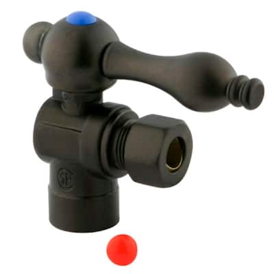 Kingston Brass Vintage Angle Stop with 1/2 Inch Sweat, 3/8 Inch OD