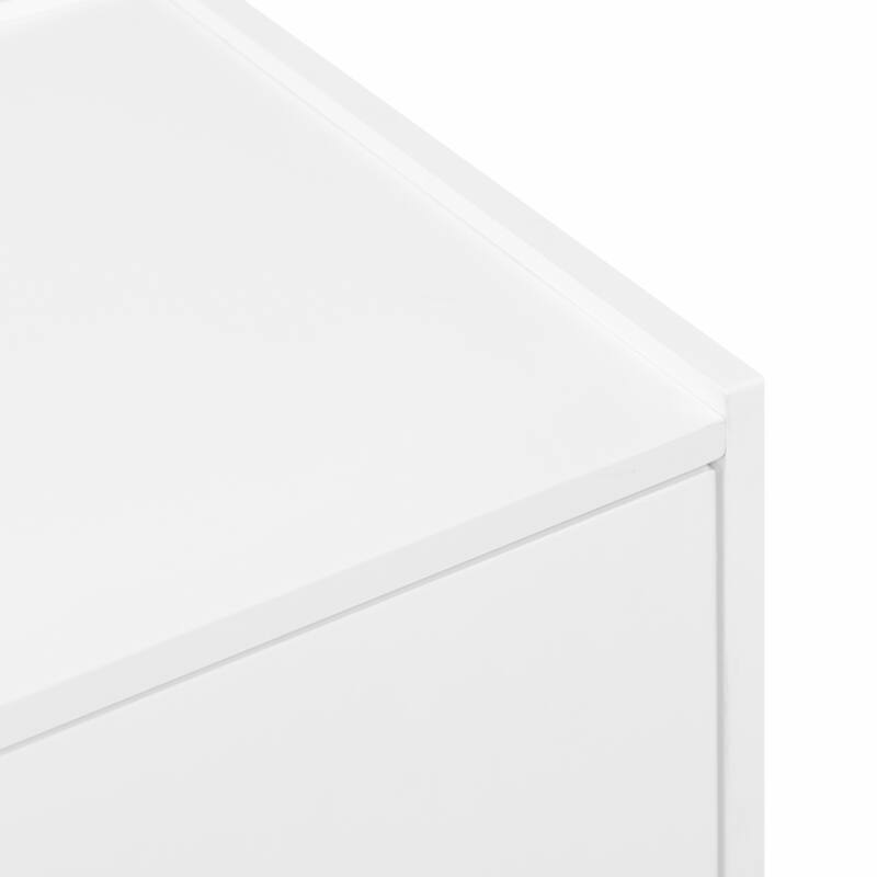 Storage Cabinet Sideboard Wooden Cabinet with 4 Doors for Hallway, Entryway, Living Room, Bedroom, Adjustable Shelf
