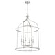 preview thumbnail 4 of 9, Savoy House 3-7388-6 Brookstone 6 Light 26" Wide Taper Candle Pendant