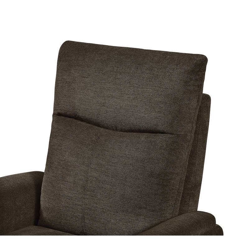 Recliner Chair with Power Recline, USB Port, Lumbar Support, and Anti-Pilling Fabric - Ideal for Small Spaces