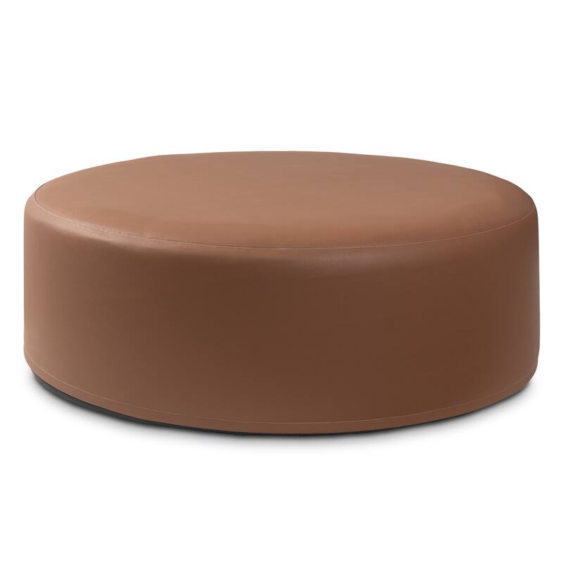 Jaxx Candler Round Couch Ottoman Large Coffee Table & Foot Rest