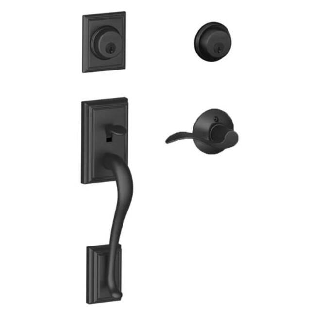 Schlage Addison Double Cylinder Handleset with Left Handed Interior