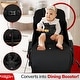 preview thumbnail 5 of 10, GillyGro Diaper Bag Backpack with In-built Booster, Roll-out Changing Pad, Organizer Insert