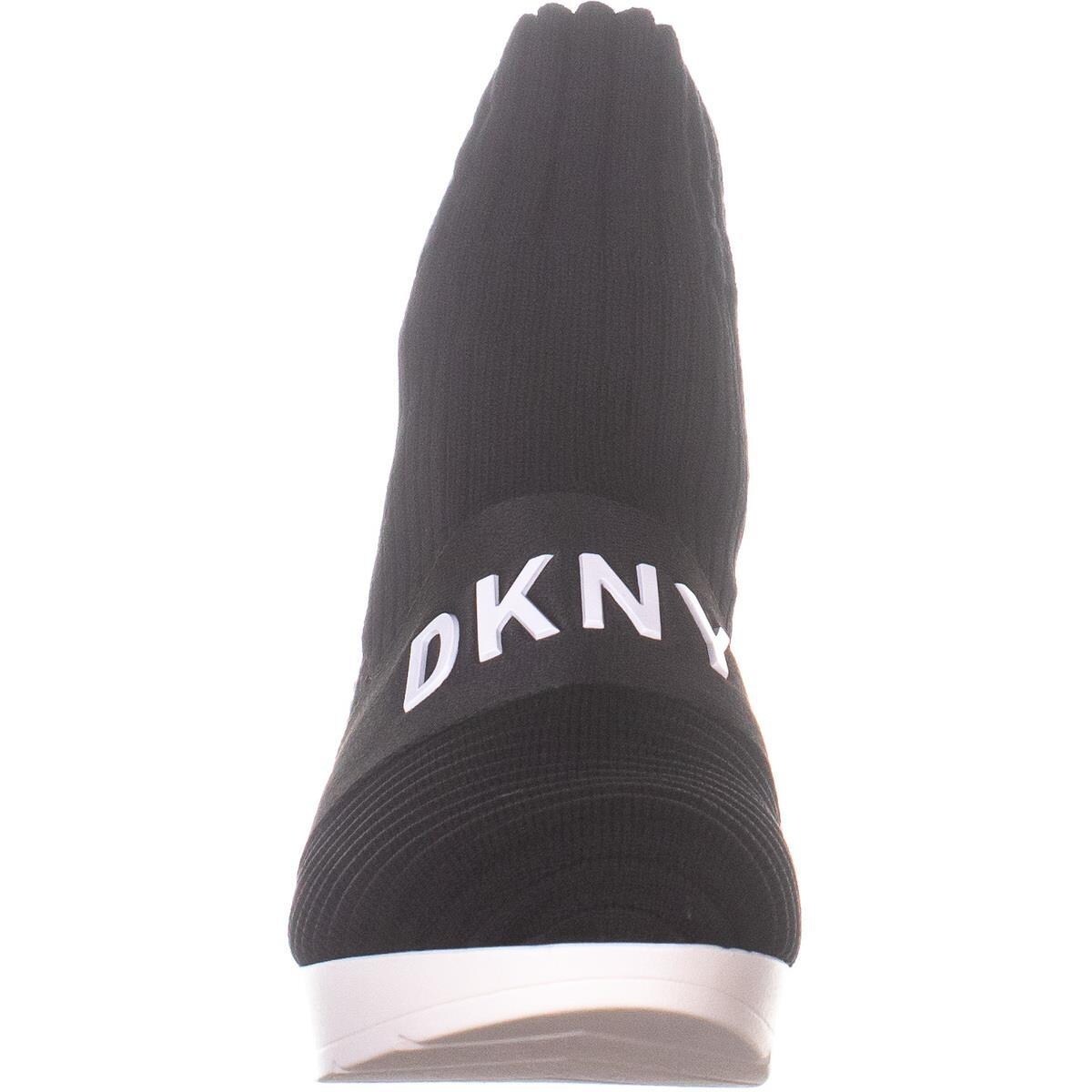 dkny anna slip on wedge sneaker