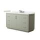 Option Light Green / White Quartz Top / Brushed Nickel