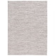 preview thumbnail 24 of 23, SAFAVIEH Dune Brune Contemporary Solid Rug 4' x 6' - Grey - Rectangle