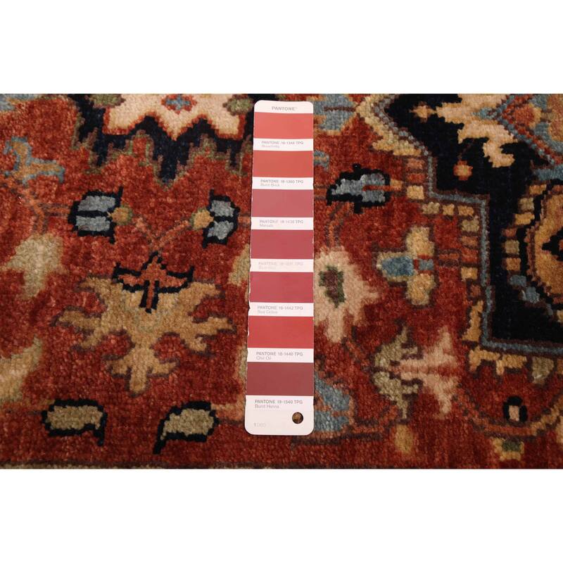 ECARPETGALLERY Hand-knotted Jules Sultane Dark Copper Wool Rug - 2'6 x 9'10