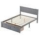 preview thumbnail 14 of 16, Full Size Platform Bed with Under-bed Drawers