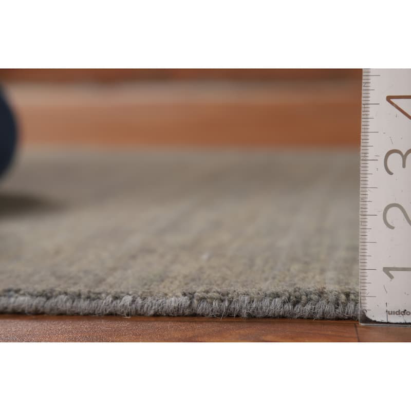 Hand Knotted Oriental 100% Wool Carpet Modern Modern Multi-Colored Gabbeh Area Rug - 4' 10'' X 3' 3''