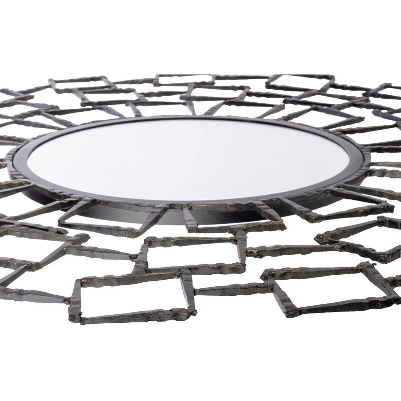 Shree Modern Bronze Mirror - 35"H x 35"W x 1"D