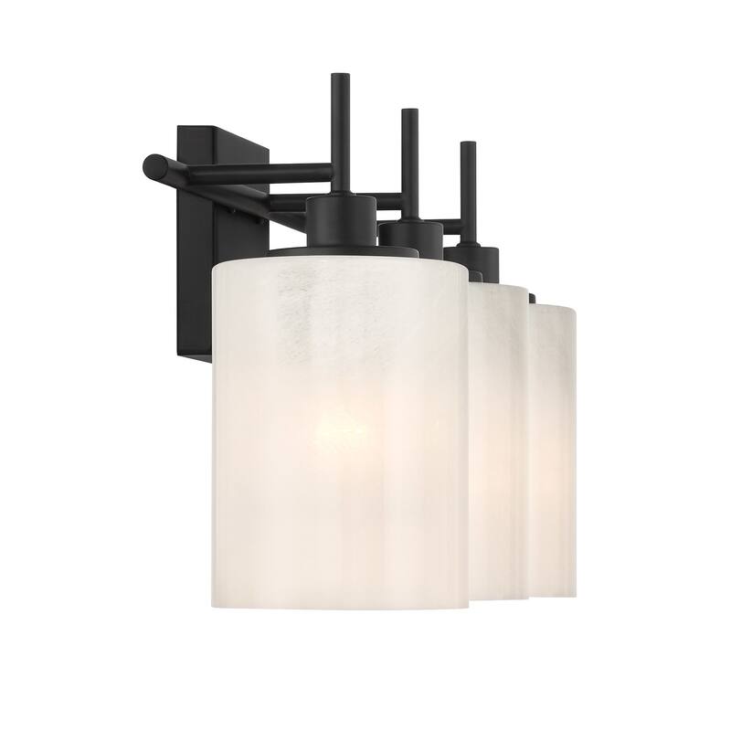Bellevue SHBF14699 3 Light 22" Wide Vanity Light with Strié Glass