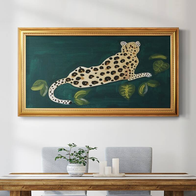 Lethargic Leopard I Premium Framed Canvas- Ready to Hang