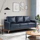 preview thumbnail 2 of 16, Serta Freemont Stationary Sofa Navy