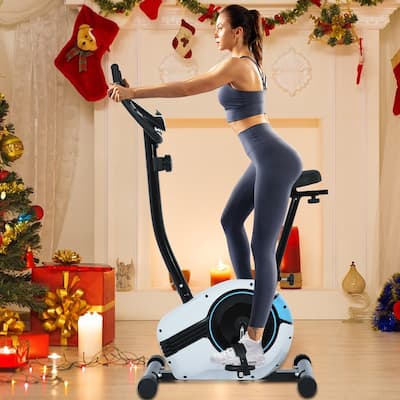 Elliptical Machine for Home Use, Eliptical Exercise Machine for Indoor Workout, Adjustable Magnetic Elliptical Cross Trainer