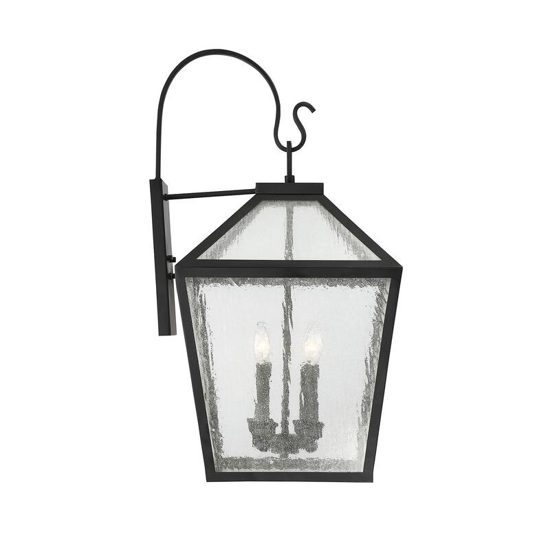 Savoy House Woodstock 4 Light 31" Tall Outdoor Wall Sconce with a