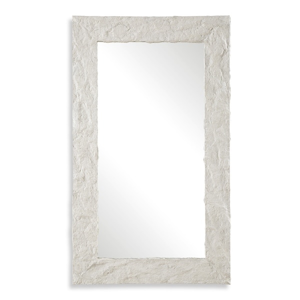 slide 2 of 6, Uttermost 08187 Quarry 28" W x 48" H Rectangular Framed Bathroom Ivory