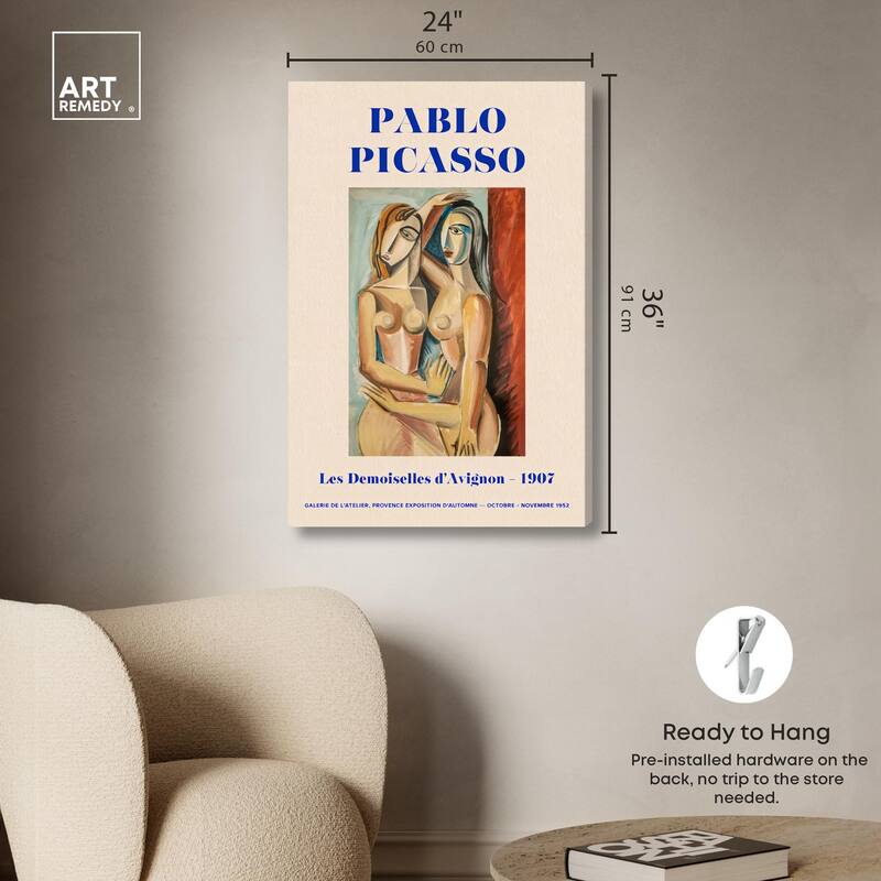 Picasso's Avignon Canvas by Art Remedy, Gallery Wrapped