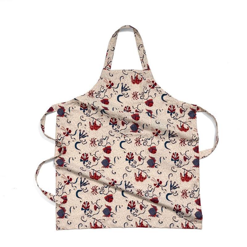 Couleur Nature Fleurs des Indes Multi Color Apron - One Size