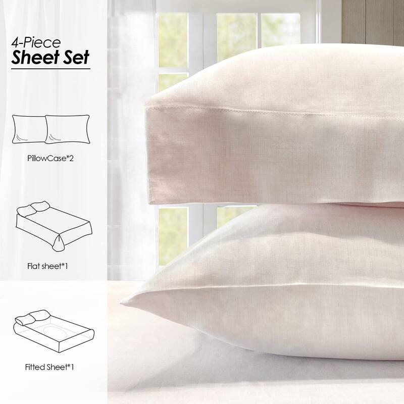 Style Quarters 4 Piece Ultra Soft Cooling Breathable Sheets Set Bed Bath & Beyond 39073047