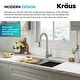 preview thumbnail 41 of 106, KRAUS Bolden 2-Function Single Handle Pulldown Kitchen Faucet