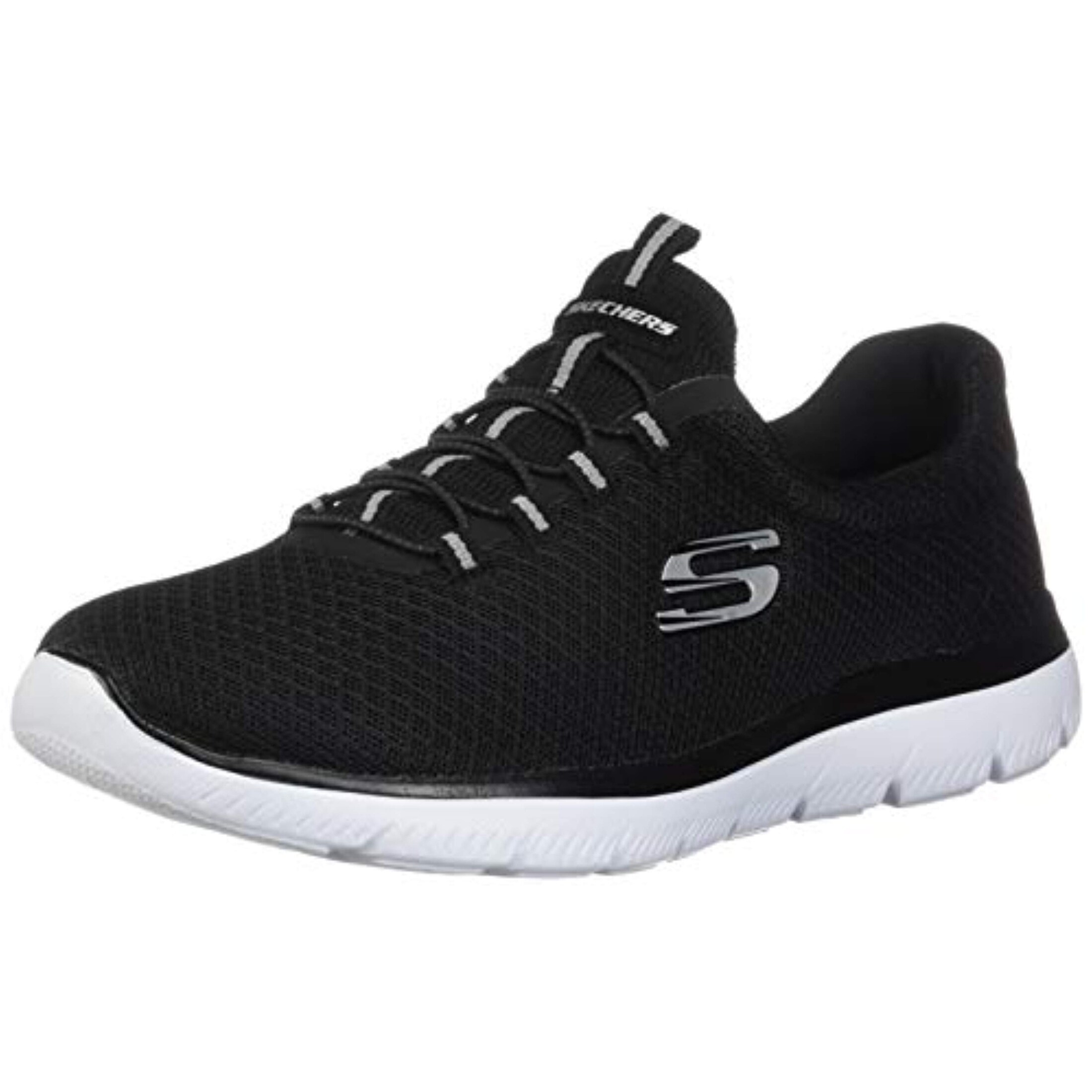 skechers slip on bungee sneakers