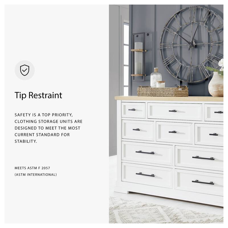 Signature Design by Ashley Ashbryn White/Brown Dresser