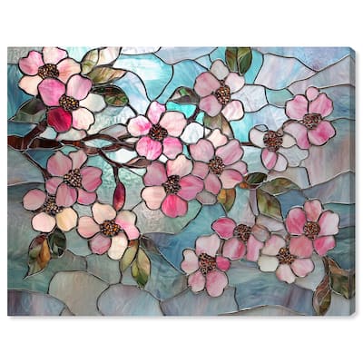 Shimmering Spring Blossoms II Canvas by Art Remedy, Gallery Wrapped