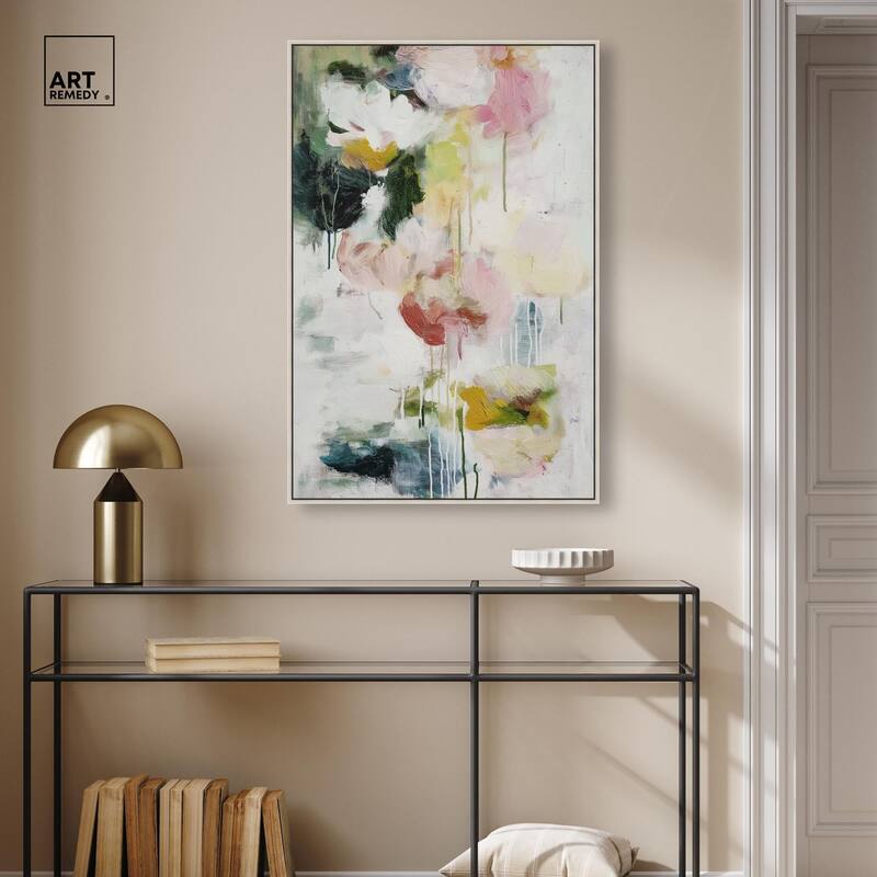 Dripping Colors III Canvas by Art Remedy