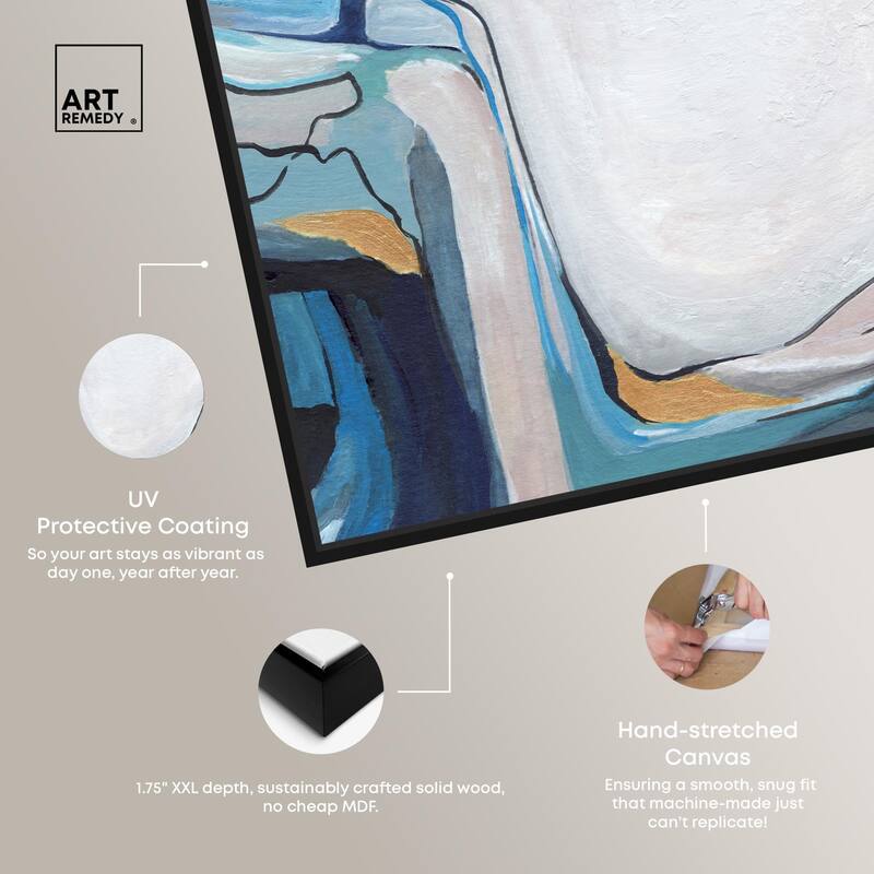 Mixture of Feelings Canvas Set of 2 by Art Remedy