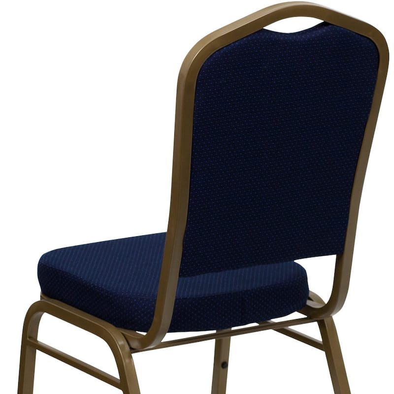4 Pack Crown Back Stacking Banquet Chair - 20.25"D x 17.25"W x 38"H
