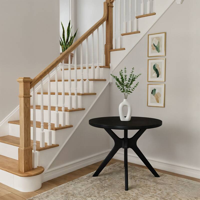 Plank and Beam Verso Cross Leg Round Dining Table - 38"