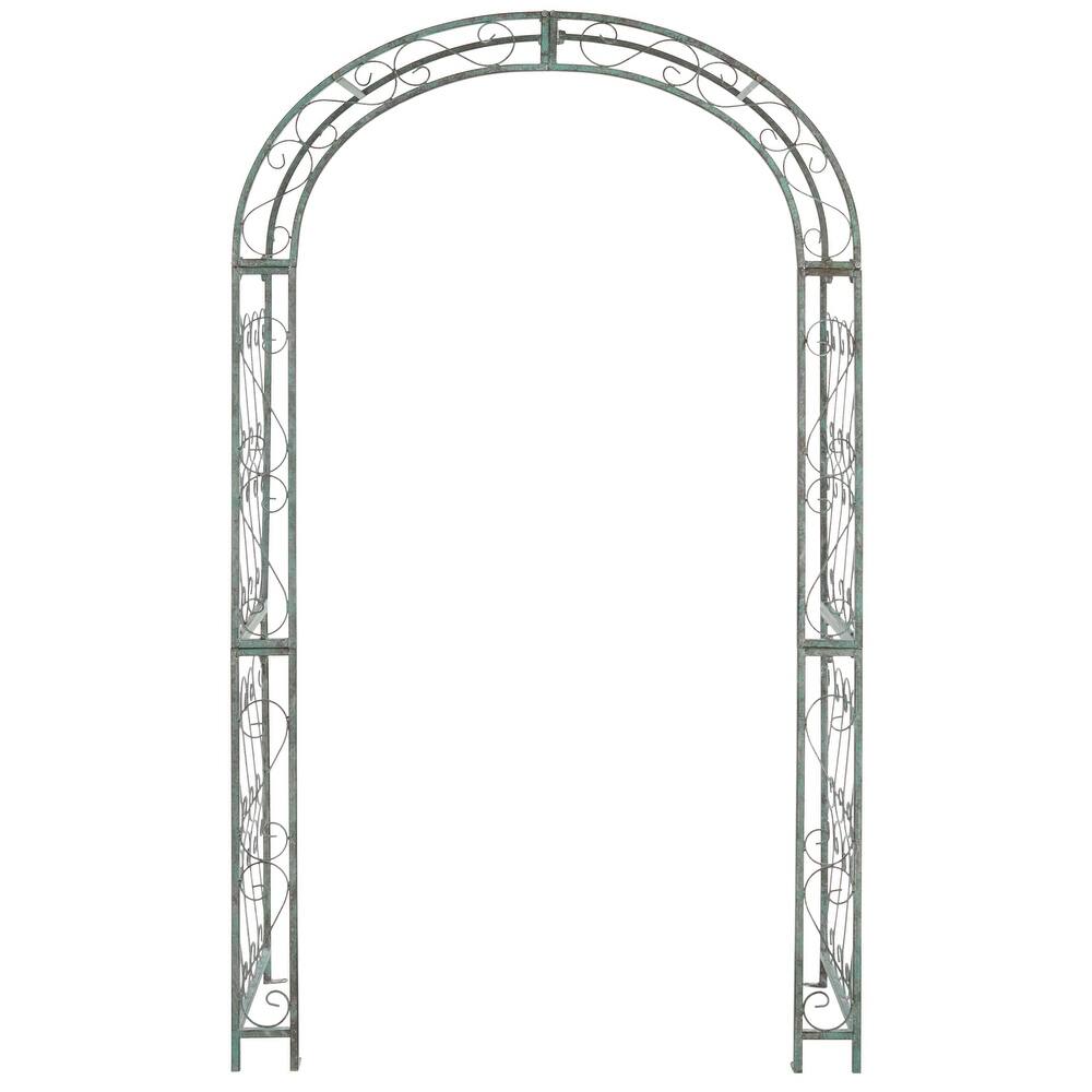 SAFAVIEH Outdoor Isabela Victorian Scroll Iron Arch
