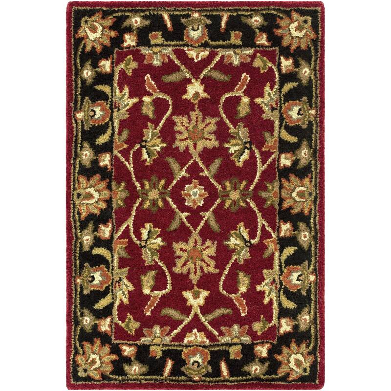 Livabliss Crowne Traditional Border Area Rug