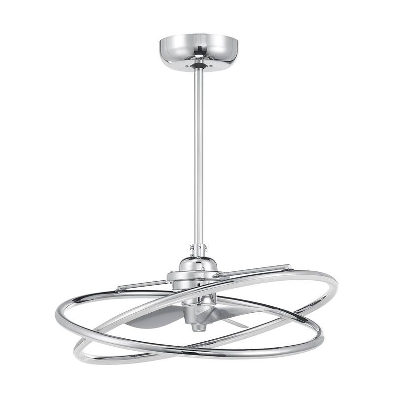 Dorado LED Fan D'Lier - Polished Chrome