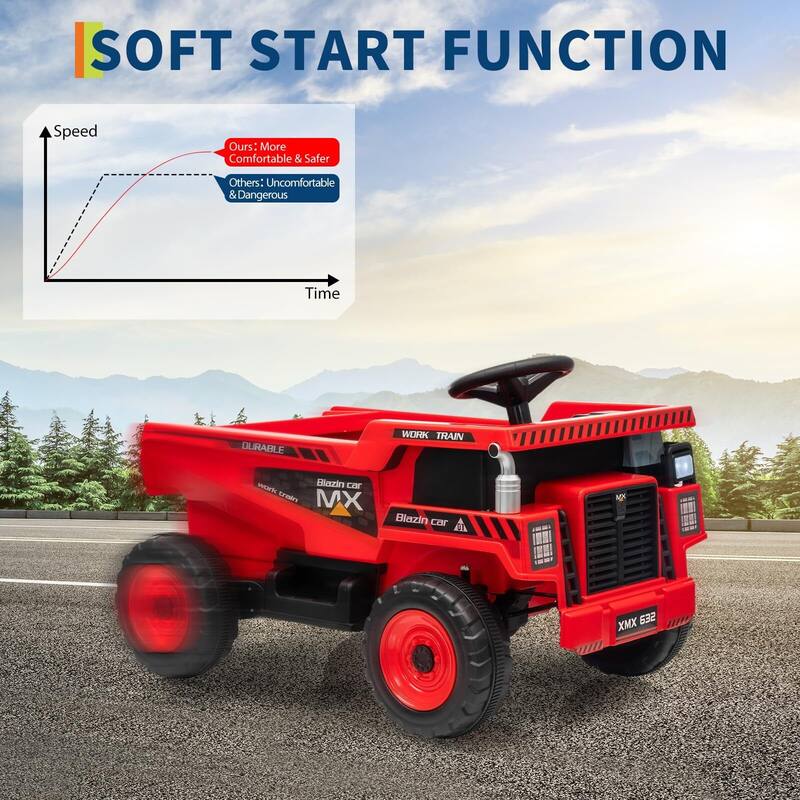 Ride on Dump Truck for Kids 3-8