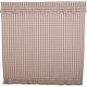 preview thumbnail 2 of 1, Annie Buffalo Portabella Check Ruffled Shower Curtain 72x72
