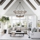 preview thumbnail 29 of 80, Acroma 20-light 40In Farmhouse Wagon Wheel Chandelier