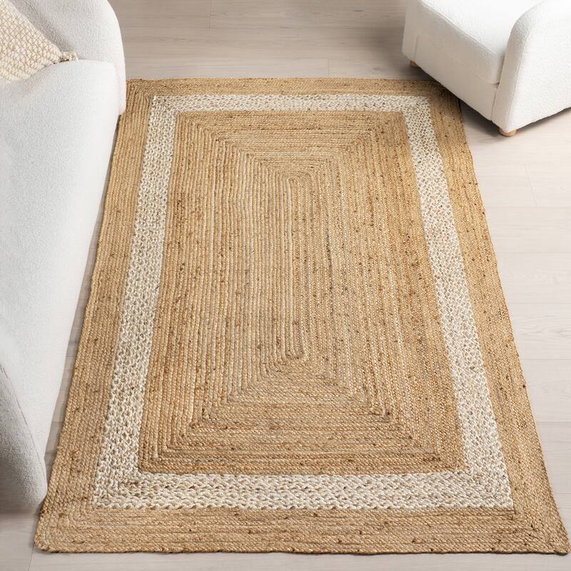 Nuloom Louisa Jute Bordered Area Rug - 5' x 8' - Natural