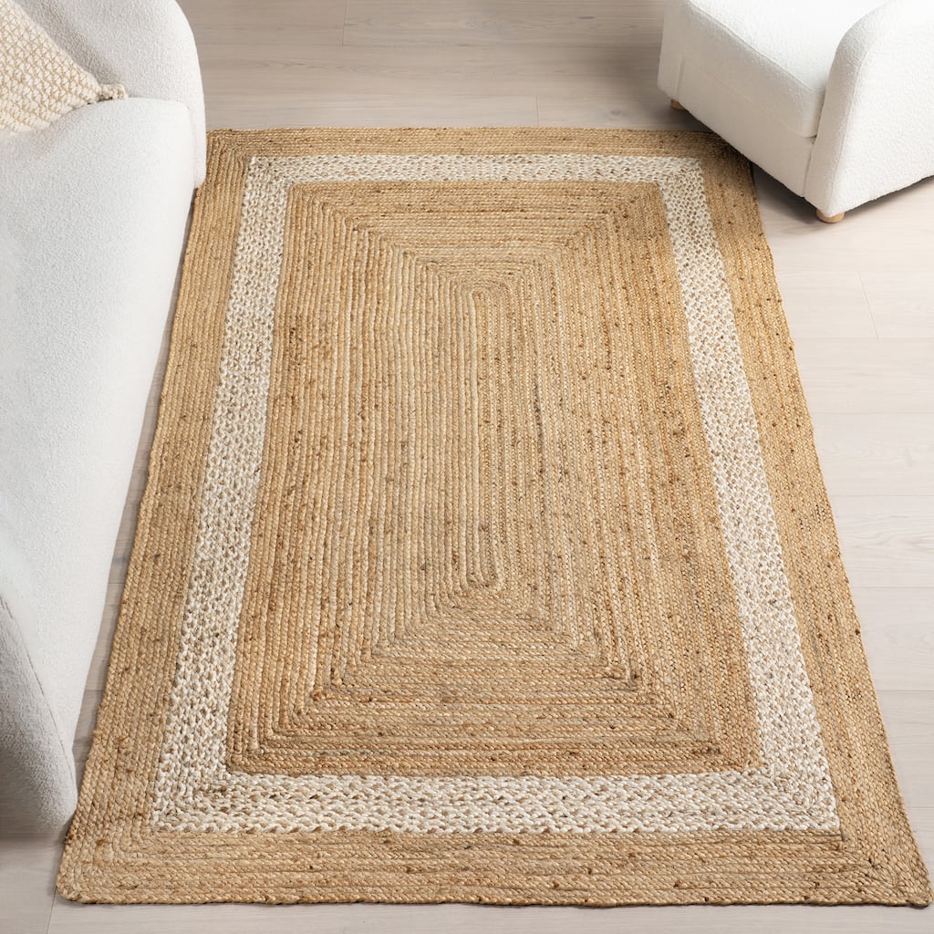 Nuloom Louisa Jute Bordered Area Rug