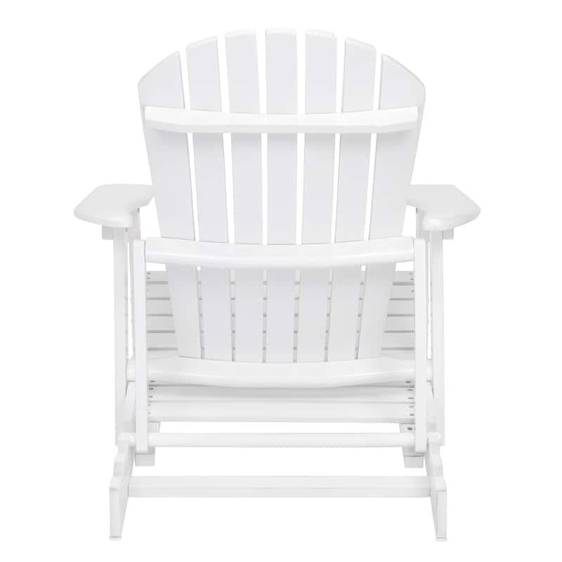 Rustic Outdoor Acacia Wood Foldable Adirondack Chairs with Expandable Footrest