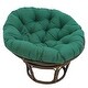 preview thumbnail 17 of 21, Blazing Needles 52-inch Solid Twill Papasan Cushion Forest Green