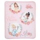 preview thumbnail 3 of 7, Lambs & Ivy Disney Princesses 3-Piece Nursery Baby Crib Bedding Set - Pink