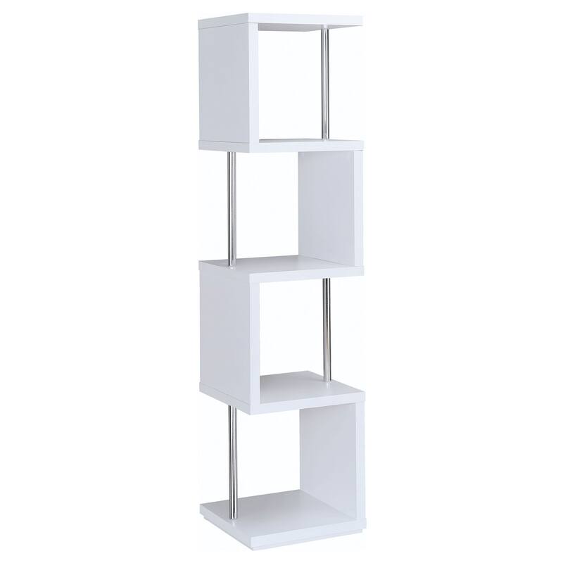 Baxter Contemporary 67-inch 4-shelf Bookshelf - 15.50" x 15.50" x 66.50"