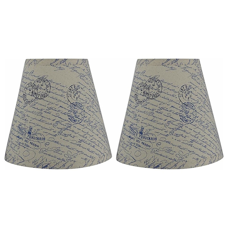 Many Selections Table Lamp Shade, 5 inch Top, 9 inch Bottom, 8.5 inch Slant