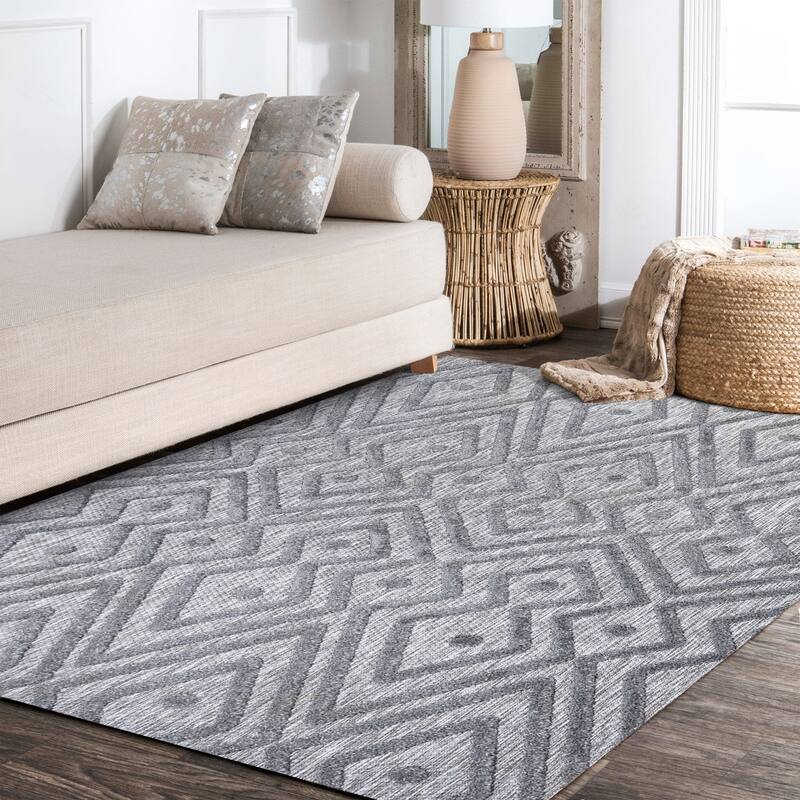 JONATHAN Y Salines Moroccan Diamond Indoor/Outdoor Area Rug